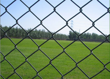 China 2 Inch PVC Coated Chain Link Fence 0.5m-2m Width Great Steel Nature Capacity supplier