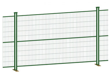 China PVC Coated Temporary Safety Fence , Durable Construction Site Fence Panels supplier
