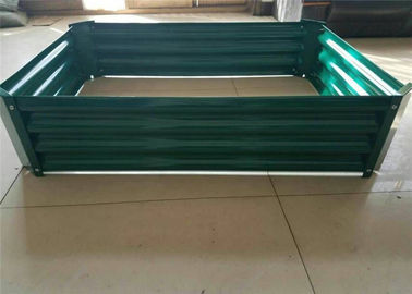 China Custom Sturdy Galvanized Raised Garden Beds Powder Coating Steel Material supplier