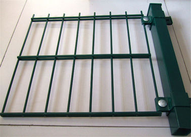 China 2.4M High Security Perimeter 868 Twin Galvanized Steel Mesh Fence Durable With Post supplier