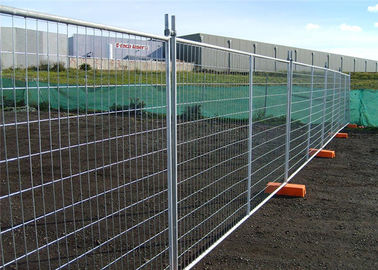 China Heavy Duty Galvanized Temporary Fence Flat Surface For Construction Site supplier