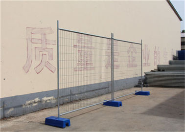 China Security Temporary Construction Fence , Sliver Galvanized Fence Panels supplier