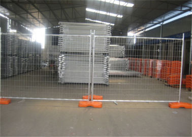 China Secure Steel Temporary Fencing , Heavy Duty Fence Panels Color Customized supplier