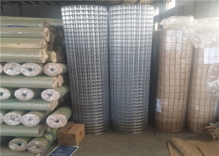2x2 Inch Strong Welding Galvanised Welded Mesh Rolls Customized Hole Size