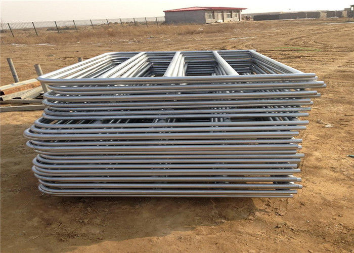 High Strength Fully Welding Galvanized Livestock Gates 6ft X12ft With 6 Bars