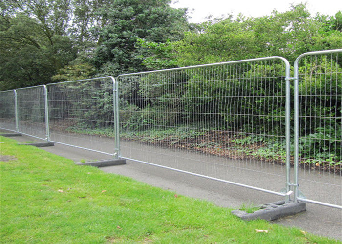 Low Carbon Steel Galvanized Temporary Fence Removable For Events Sports