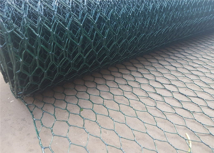 Twisted Galvanized Chicken Wire Mesh PVC Coating Finish For Zoo Fencing