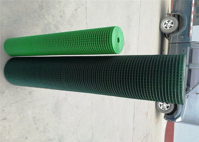 Vinyl Coated Green Wire Fencing Roll Outdoor 16 Gauge For Poultry Fencing
