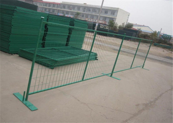 Movable PVC / Powder Coated Galvanized Temporary Fence 6FT X10FT