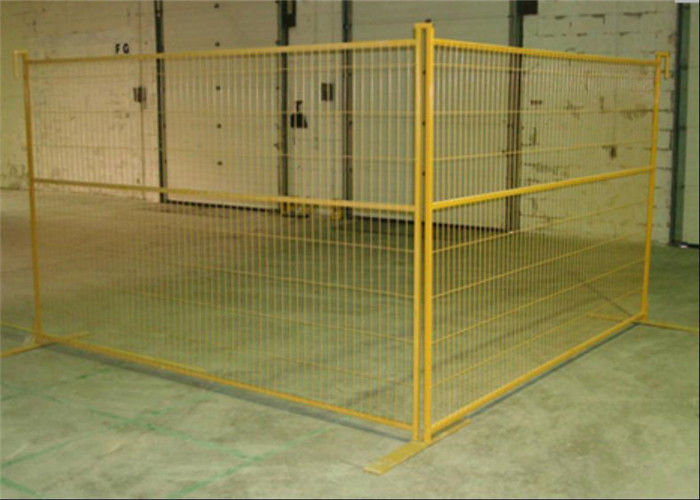 6′*9.5′ Canada Galvanized Temporary Fence Site Security For Sporting Events