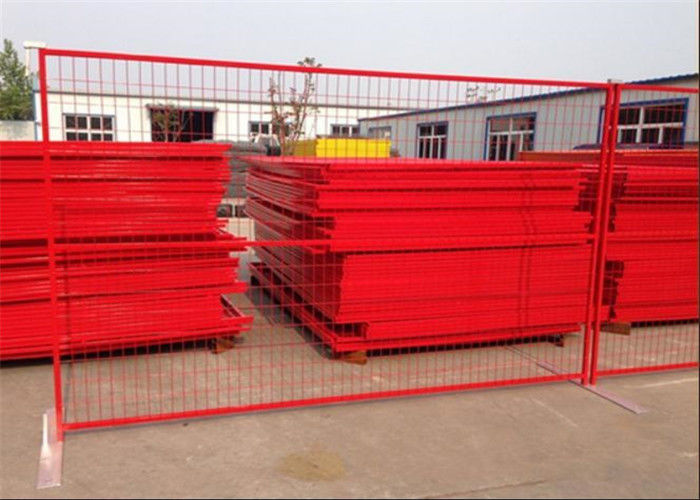 Diameter 4mm Temporary Metal Fencing / Metal Portable Fence3000*1800mm W*H