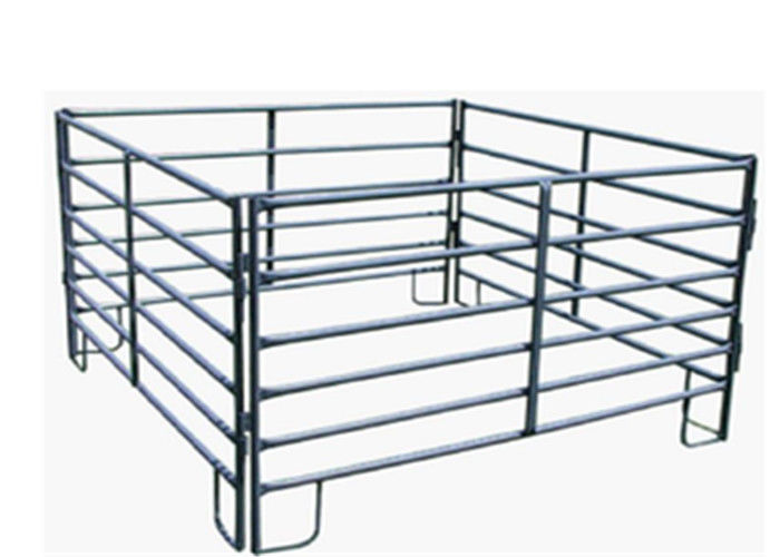 Portable Sheep Round Pipe Corral Fence Panels 2.1m Width Zinc Coating