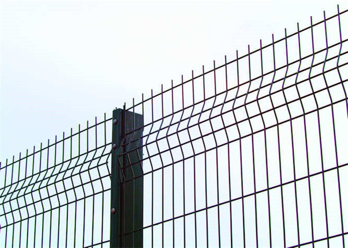 Galvanized Iron Welded Wire Mesh Garden Fence Green Vinyl Coated 1800mm Width