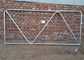 N Type Metal Cattle Fence , Metal Tube Farm Gates With W / Hinge And Latch supplier
